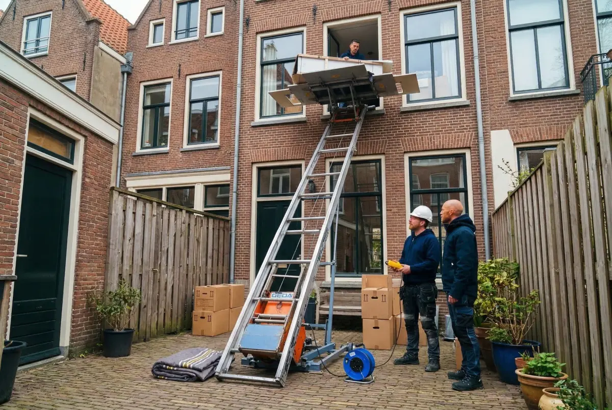 Team Verhuislift Huren Beverwijk bij verhuislift