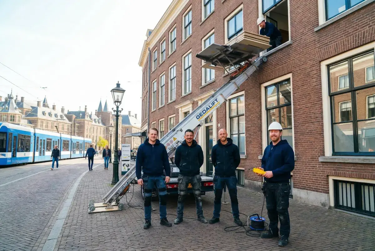 Professioneel verhuisteam aan het werk in Beverwijk