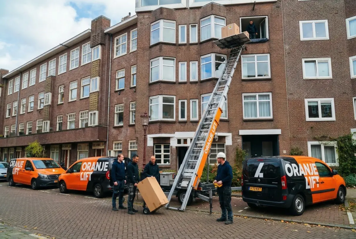 Verhuislift bij hoogbouw Beverwijk