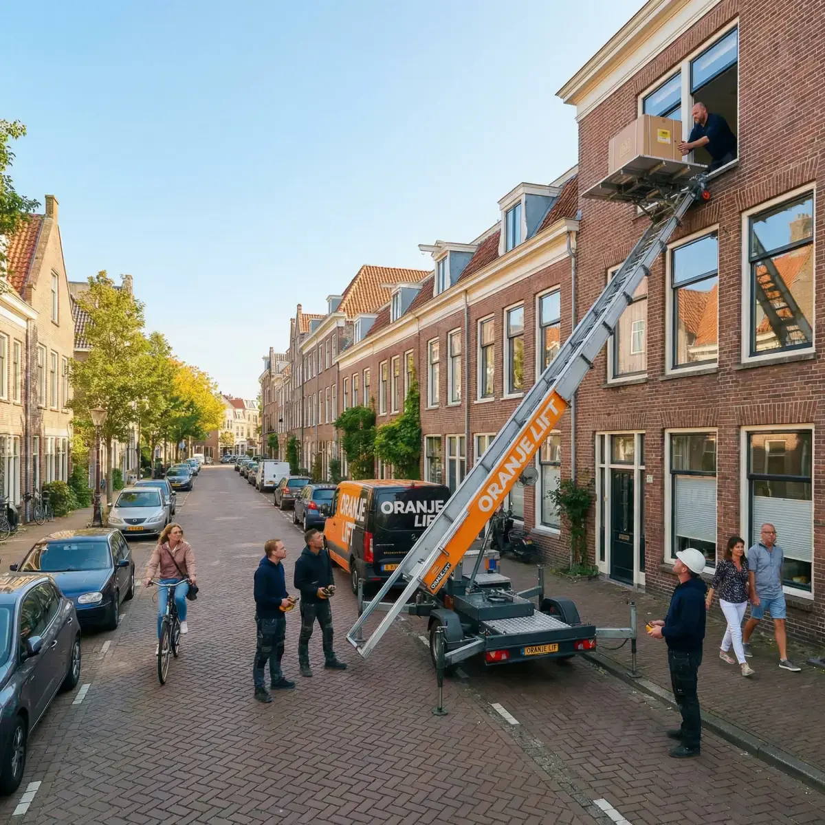 Smal trappenhuis Amsterdamse bovenwoning